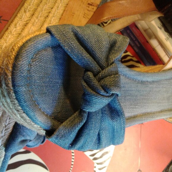 Michael Kor Wedge Demin Shoes - Picture 2 of 7